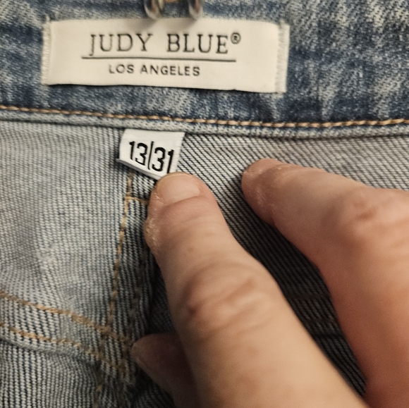 Judy Blue Skinny Distressed Embellished Jeans - Picture 11 of 16